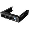 Akasa Front Panel 3.5"  3     2  USB3.0 AKASA FC-06U3BK
